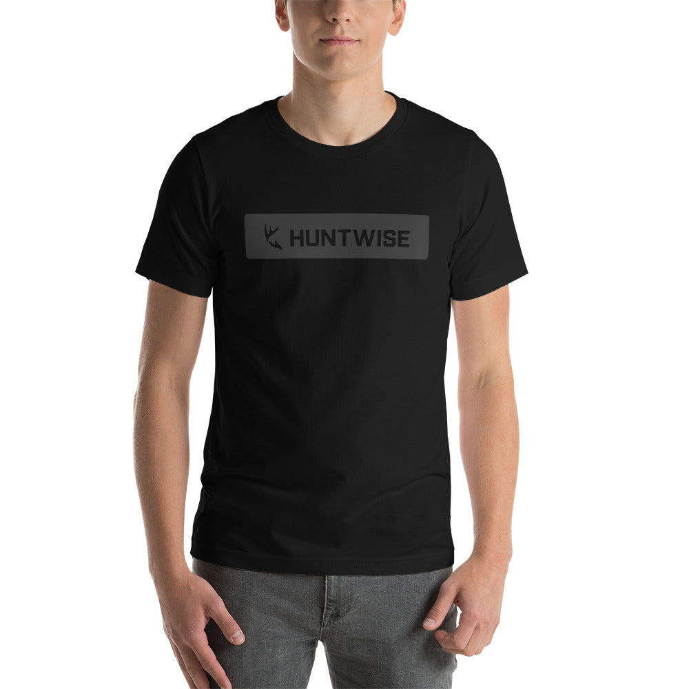 HuntWise Logo T-Shirt | Black/Gray