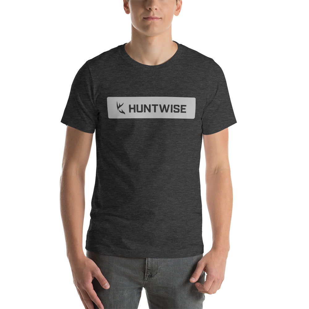 HuntWise Logo T-Shirt | Heather Gray/Gray