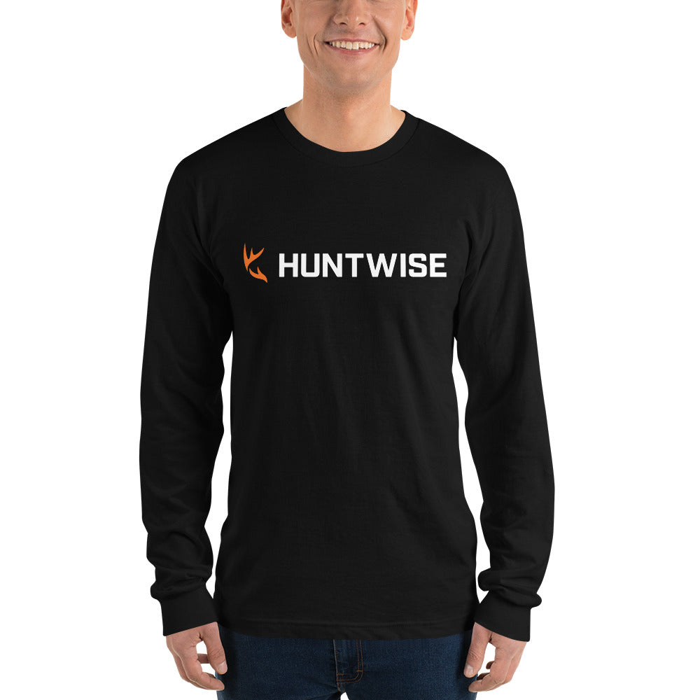 HuntWise Logo Long Sleeve | Black/White
