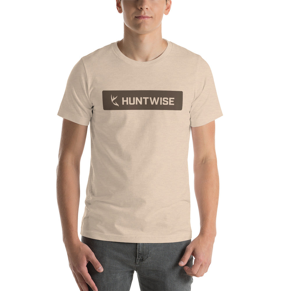 HuntWise Logo T-Shirt | Tan/Brown
