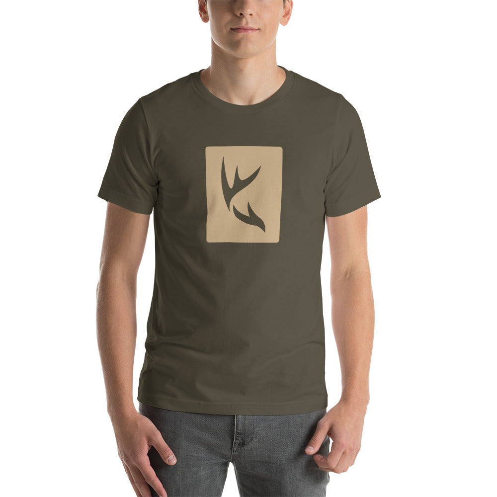 Antler T-Shirt | Army/Tan
